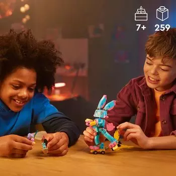 LEGO DREAMZzz Набор игрушек для сборки кроликов Иззи и Банчу 71453 (259 предметов) LEGO