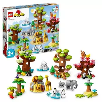 LEGO DUPLO, блоки Дикие животные мира, 10975