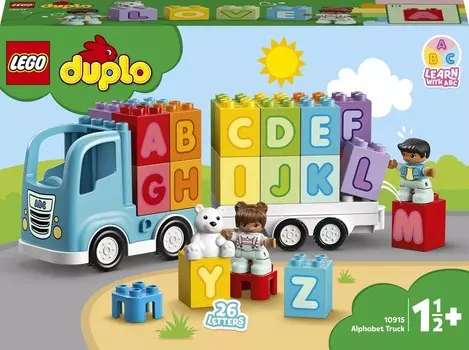 LEGO DUPLO, блоки «Грузовик с алфавитом», 10915