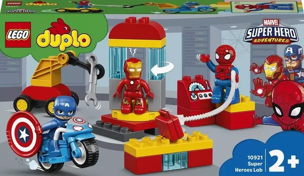 LEGO DUPLO, Блоки «Лаборатория супергероев», 10921