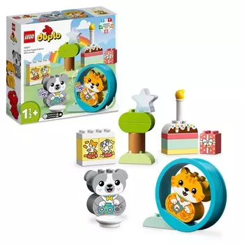 LEGO DUPLO, блоки «Мой первый щенок и котенок» со звуками, 10977