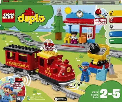 LEGO DUPLO, блоки Паровоз 10874