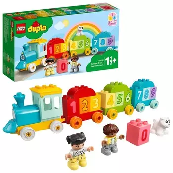 LEGO DUPLO, блоки Поезд с цифрами - учимся считать, 10954