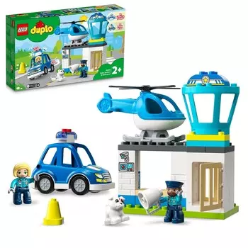 LEGO DUPLO, блоки «Полицейский участок и вертолет», 10959