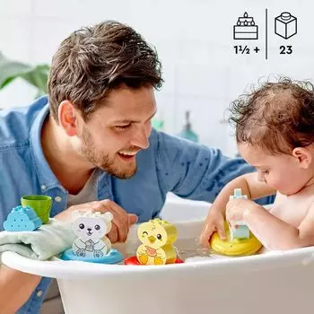 LEGO DUPLO «Мое первое развлечение во время купания»: плавучий поезд с животными 10965 (14 деталей) LEGO