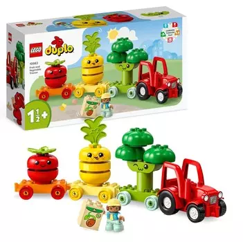 LEGO DUPLO, Первые кубики Трактор с овощами и фруктами, 10982