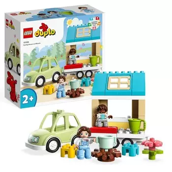 LEGO DUPLO, Семейный дом на колесах из городских блоков, 10986