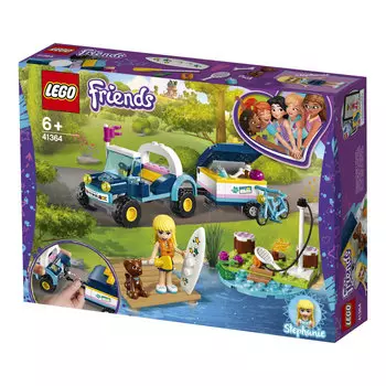 LEGO Friends, блоки, Багги Стефани с прицепом, 41364