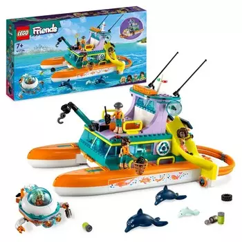LEGO Friends, блоки, Морская спасательная шлюпка, 41734