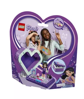 LEGO Friends, блоки, шкатулка в форме сердца Эммы, 41355