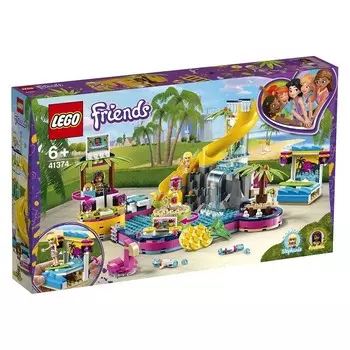 LEGO Friends, блоки, Вечеринка у бассейна Андреа, 41374