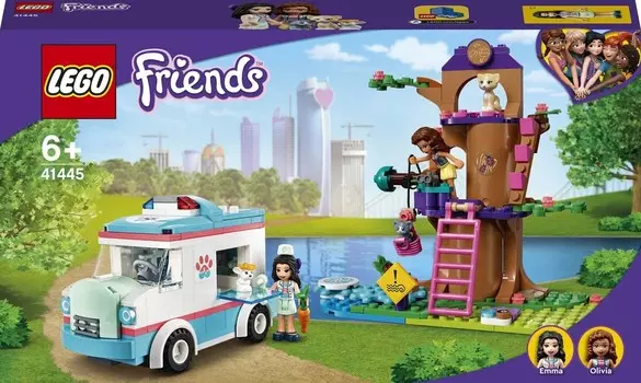 LEGO Friends, блоки, Ветеринарная скорая помощь, 41445