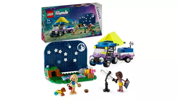 Lego Friends Игрушечная машина для кемпинга Stargazer с телескопом