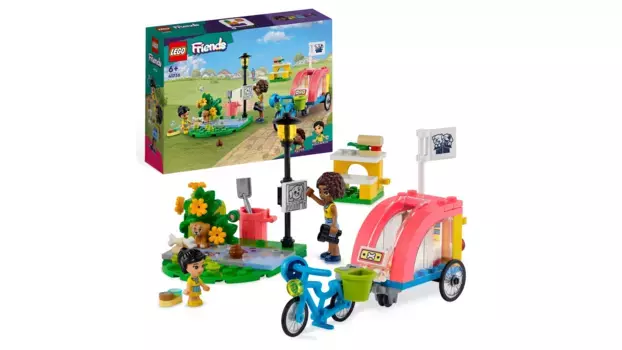 Lego Friends Игрушечный велосипед для собак-спасателей с щенком