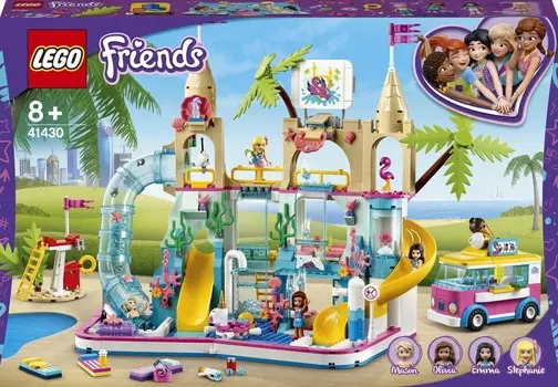 LEGO Friends, кубики, Летние развлечения в аквапарке, 41430