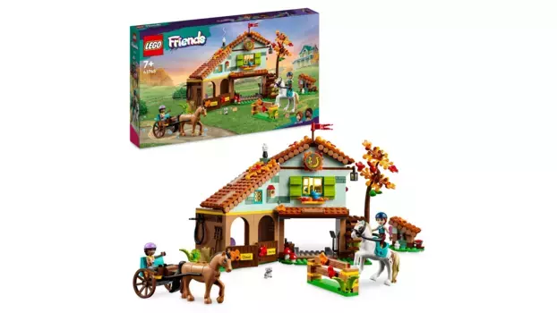 Lego Friends Осенняя конюшня для верховой езды, игрушка для детей