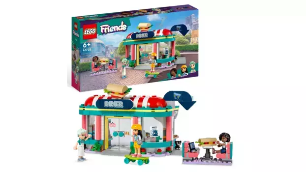 Lego Friends Закусочная в центре города Хартлейк с мини-куклами
