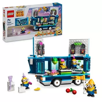 LEGO Гадкий Я, блоки, Автобус для вечеринок миньонов, 75581