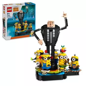 LEGO Гадкий Я, блоки, Грю и кирпичные миньоны, 75582