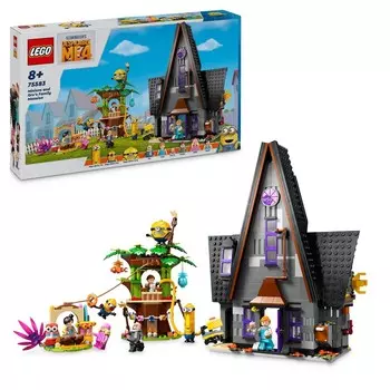 LEGO Гадкий Я, блоки, резиденция семьи Грю и Миньонов, 75583