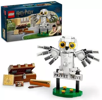 LEGO ГАРРИ ПОТТЕР — Хедвиг посещает ул. Тисовой проезд 4 (76425) ПОДАРОК