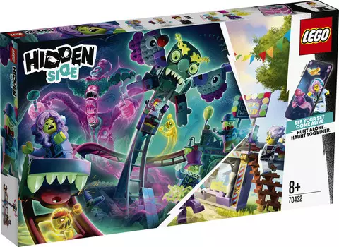 LEGO Hidden Side, блоки парка развлечений с привидениями, 70432