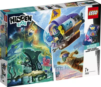 LEGO Hidden Side, блоки, подводная лодка Джей Би, 70433