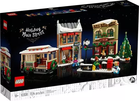 LEGO Icons, блоки, Christmas Main Street, 10308
