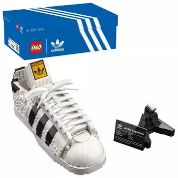 LEGO ICONS, блоки, обувь Adidas Superstar Originals, 10282