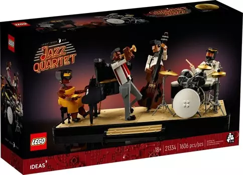 LEGO Ideas, кубики, Джаз-квартет, 21334