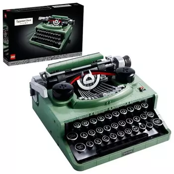 LEGO Ideas, кубики, печатная машинка, 21327