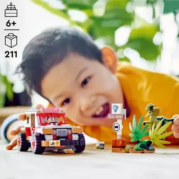 LEGO Jurassic Park Dilophosaurus Ambush 76958 Набор строительных игрушек (211 предметов) LEGO