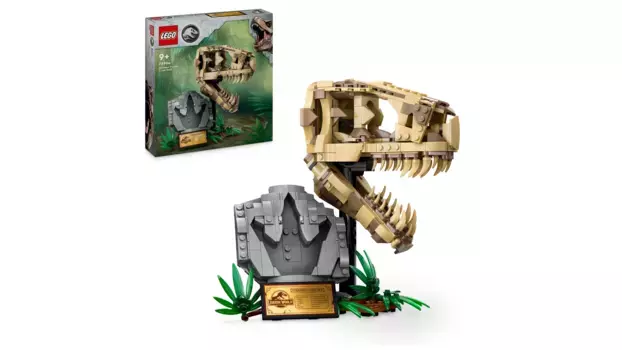 Lego Jurassic World Окаменелости динозавра: игрушка-динозавр с головой тираннозавра