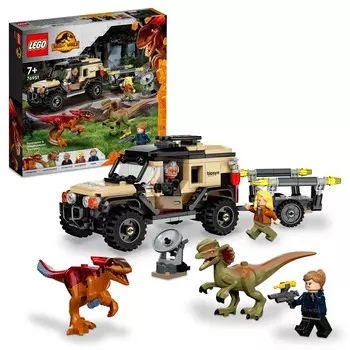 LEGO Jurassic World Транспорт пирораптора и дилофозавра, 76951