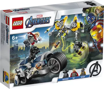 LEGO Marvel, Avengers, блоки Avengers Motorcycle Fight, 76142