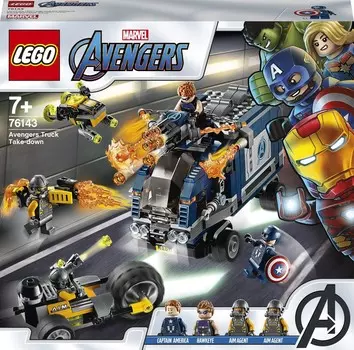 LEGO Marvel, Avengers, блоки Truck Stop, 76143