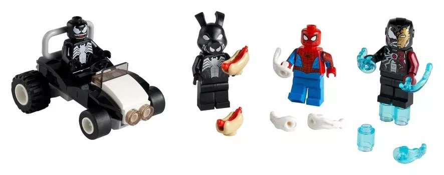 LEGO Marvel, блоки, Человек-Паук против Венома Железа, 40454