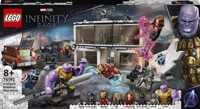 LEGO Marvel, блоки, Мстители: Финал — Последняя битва, 76192