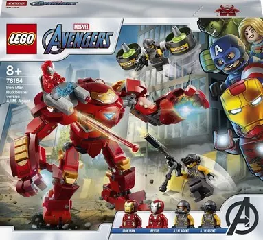 LEGO Marvel, блоки, Мстители, Халкбастер Железного Человека против Агентов А.И.М., 76164