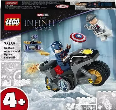 LEGO Marvel, блоки, Мстители, Капитан Америка и борьба с Гидрой, 76189