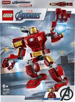 LEGO Marvel, блоки, Мстители, Мех Железного Человека, 76140