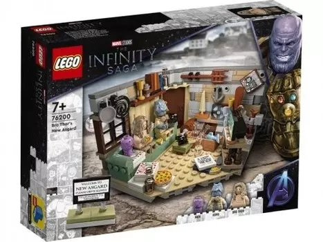 LEGO Marvel, блоки, Мстители, Новый Асгард Толстого Тора, 76200