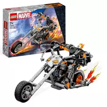 LEGO Marvel, блоки, Призрачный гонщик - мех и мотоцикл, 76245