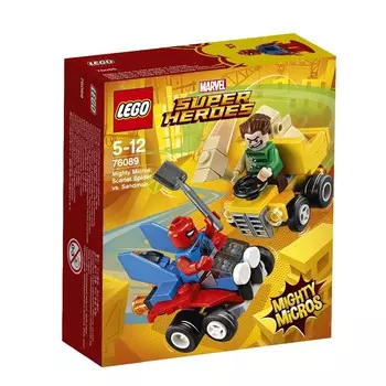 LEGO Marvel, Супергерои, Человек-Паук против блоков Песочный человек, 76089
