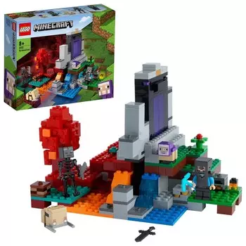 LEGO Minecraft, блоки, Разрушенный портал, 21172