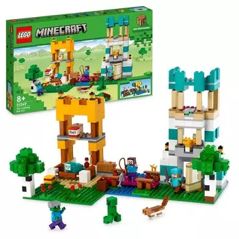 LEGO Minecraft, блоки, Творческая мастерская 4.0, 21249