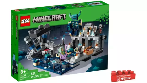 Lego Minecraft Дуэль в темноте, игрушка с фигурками