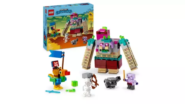 Lego Minecraft Legends Разборка с Пожирателем, игрушка-боевик