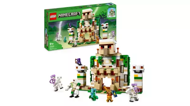 Lego Minecraft Набор игрушек Крепость Железного Голема с крипером