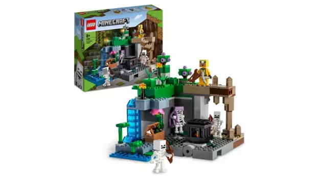 Lego Minecraft Подземелье, пещера, набор игрушек с фигурками скелетов